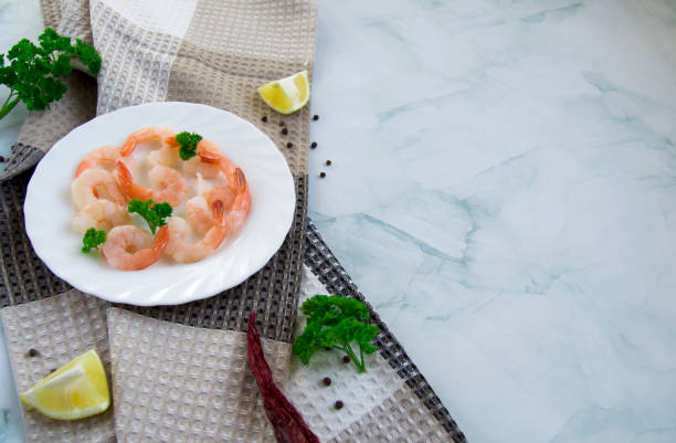 istock Lots of fresh shrimp. 2135709906