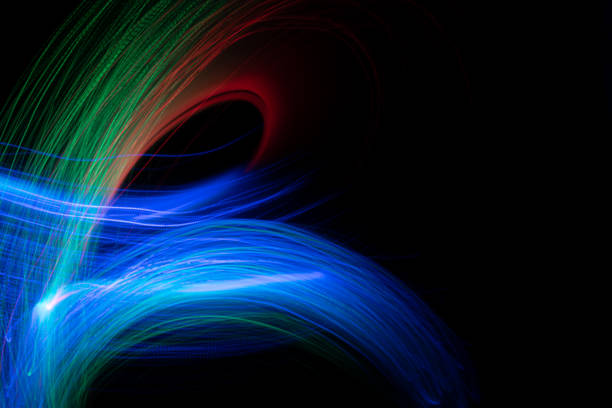 lines of light in the dark