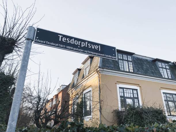 The photo was taken at Tesdorphsvej on March 10 2024 in Fashionable Frederiksberg, Copenhagen, Denmark.