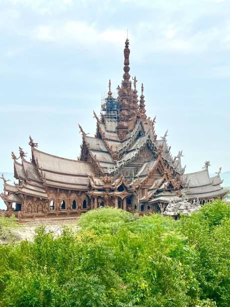 istock The Sanctuary of Truth in Pattaya, Thailand 2136030708