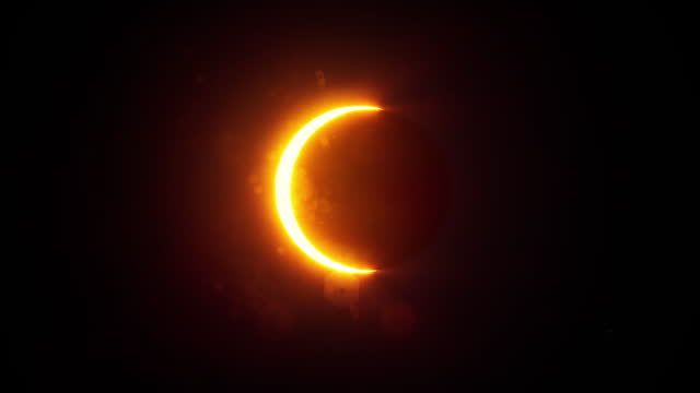 Moon Ring of Fire  solar eclipse