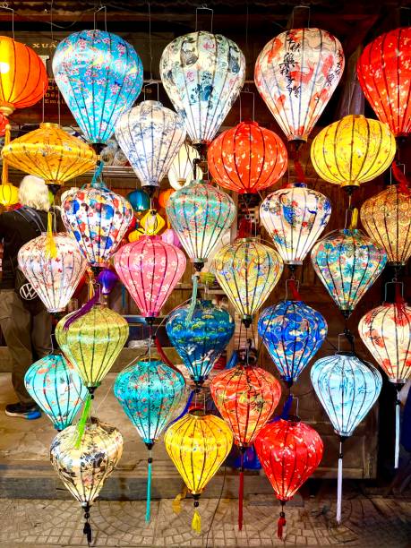 istock Lantern display in a store in Hoi An Vietnam. 2136051117