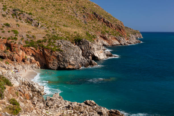 istock Cala Capreria, Zingaro Nature Reserve. Sicily Italy 2136078236