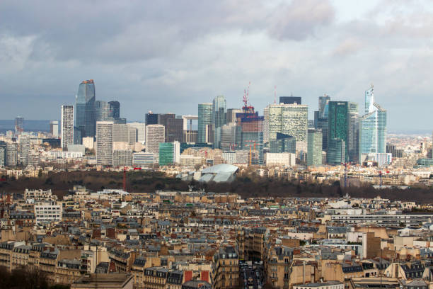 istock Beautiful view from the Eiffel Tower in Paris, France 2136097979