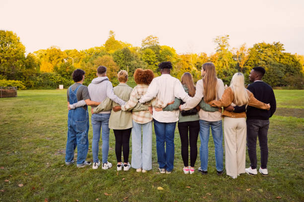 istock Group of multiracial young people 2136103052