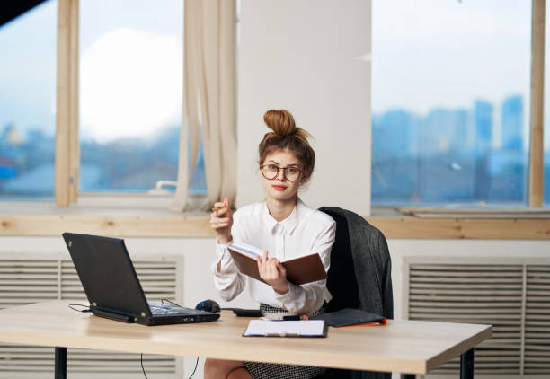 istock business woman work tired office technology executive 2136219643