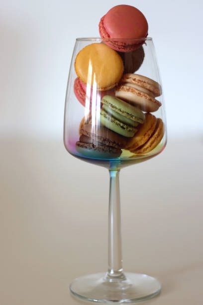 istock Glass Full of Macarons 2136238696