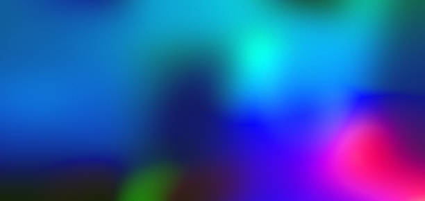 istock Neon grainy gradient background noise textured cinematic abstract color gradient, banner, poster cover design, dark grainy texture, copy space 2136489058
