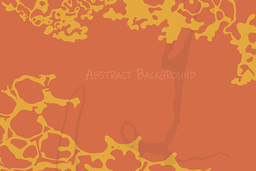 Abstract orange color vector background. The background is meant to evoke a sense of creativity and imagination