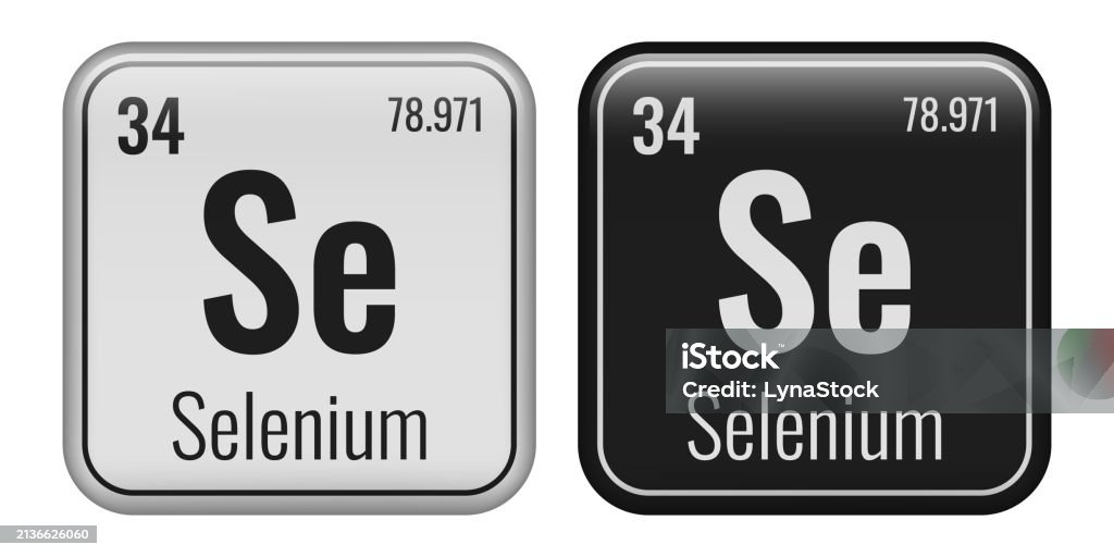 Selenium Symbol Chemical Element Of The Periodic Table Vector ...