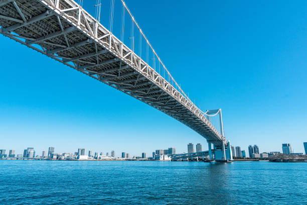 istock Rainbow Bridge over Tokyo Port 2136634265