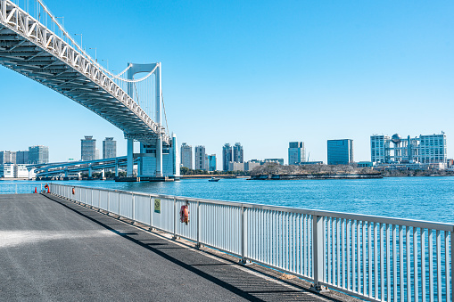 Rainbow Bridge over Tokyo Port