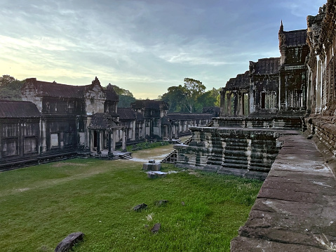 Awe-Inspiring Antiquity: Angkor Wat Ancient Marvel, Siem Reap, Cambodia