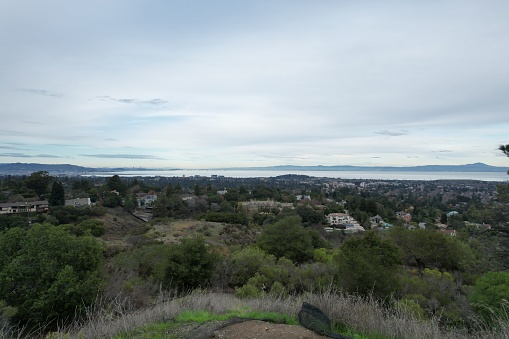 12-1-2023: San Mateo, California: San Francisco bay area from College of San Matep