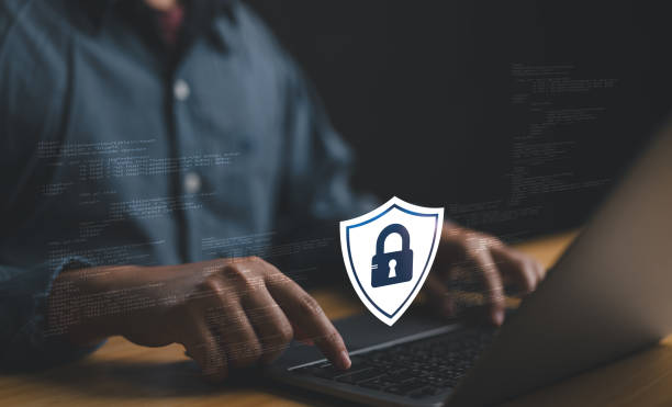 istock cybersecurity concept Global network security technology, business people protect personal information. Encryption with a key icon on the virtual interface. 2136929086