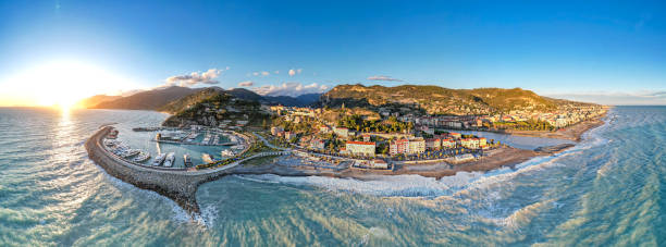 istock Ventimiglia Italy at sunset 2136929092