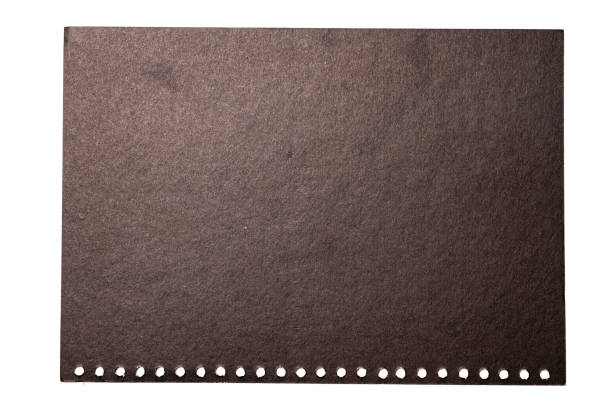 istock Closeup view of brown spiral notebook cover 2136974810