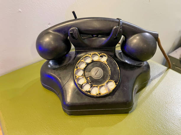 istock Vintage rotary dial telephone 2137018785