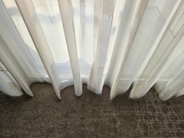 istock Close Up of a Curtain on a Window 2137118515