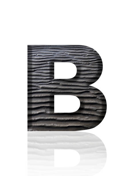 Written Wording in Distressed State Typography Found Letter