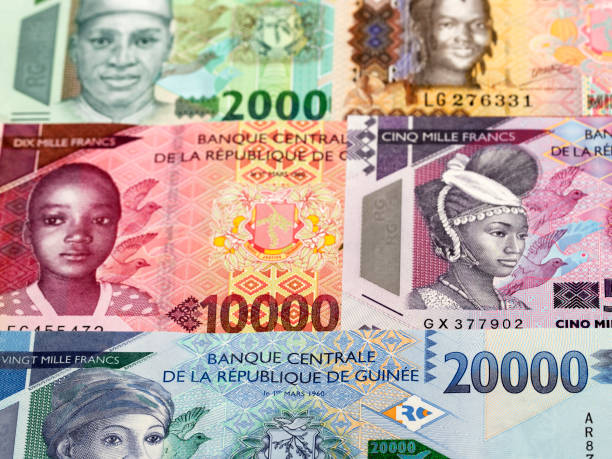 istock Guinean franc a business background 2137258904