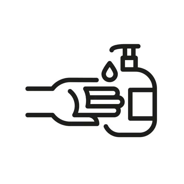Vector illustration of Hand Soap Dispenser