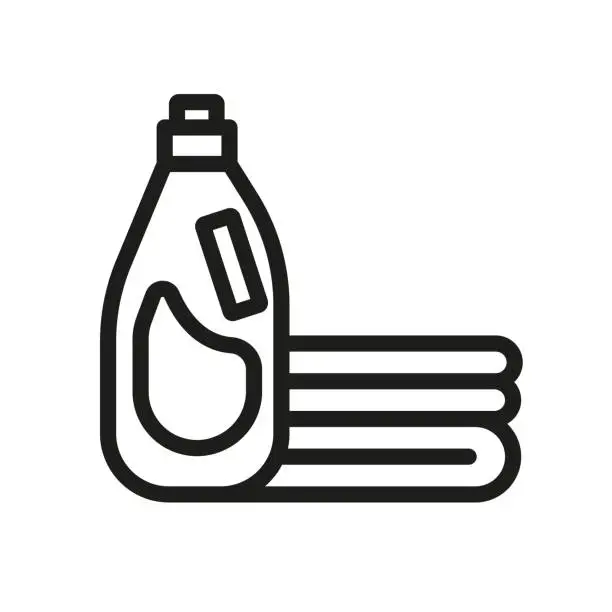 Vector illustration of Fabric Softener