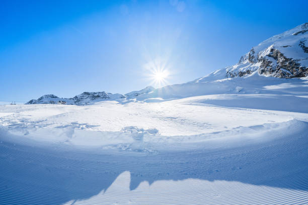 istock Winter snow covered mountain, Saas-Fee, Switzerland 2137302242
