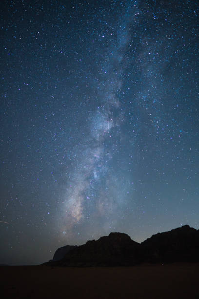 istock Night sky / milkyway in the Wadi Rum Desert, Jordan 2137365184