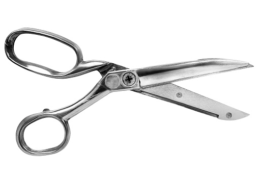 3D rendering illustration of nail scissors