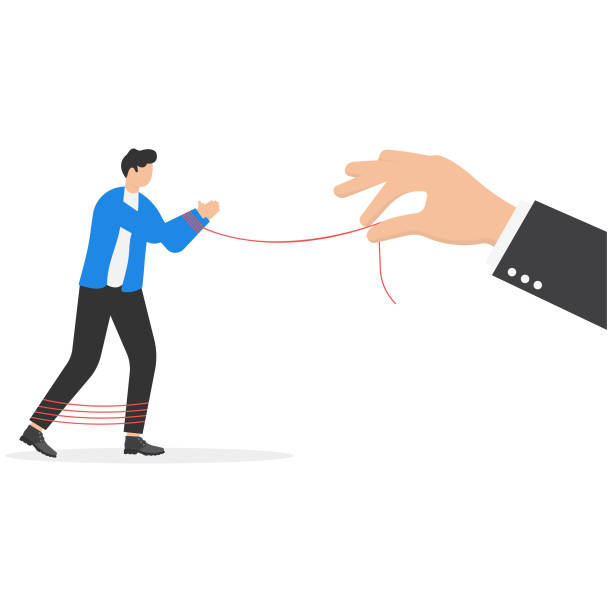istock Power of business. Vector illustration competition business concept. Trapped, Problem, Risk, Boss, Flat business cartoon. 2137394337