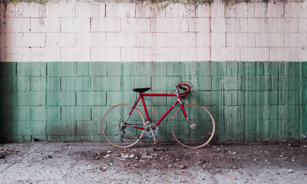 bike abandoned in a warehouse