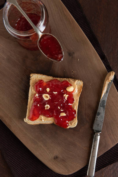 istock Grilled peanut butter and jelly sandwich 2137429608
