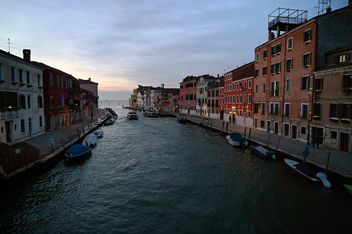 Cannaregio Canal in the early evening