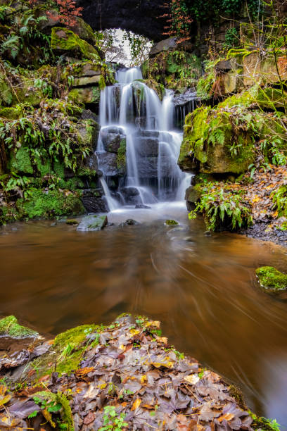 istock Waterfall - Blurred Motion Of Water Cascading Over Rocks 2137480404