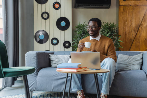 istock African American freelancer working in modern co-working space 2137490931