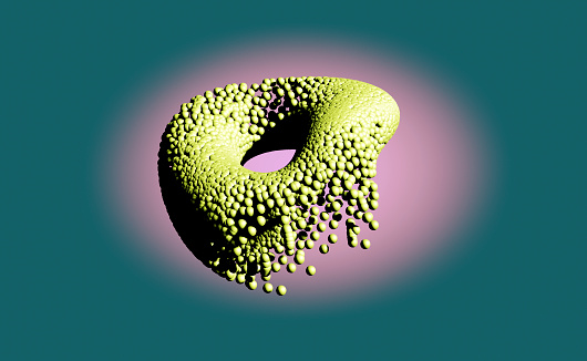 Collapse of a donut-shaped object