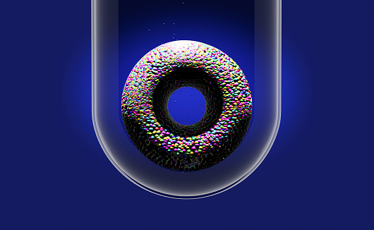 Collapse of a donut-shaped object
