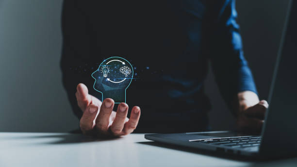 istock Connection of digital data and information network transformation to business solution idea. Marketing management strategy planning. Knowledge learning process for education success. 2137590591