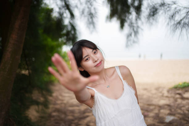 a young asian woman