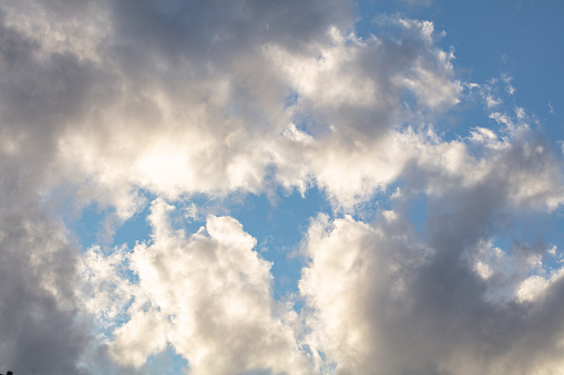 Clouds in the sky at sunset