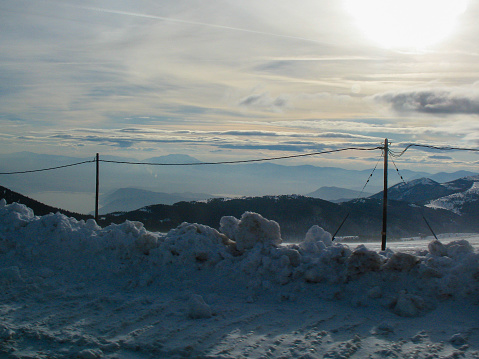 Kaimaktsalan mountain in Greece is a beautiful winter destination - Aridea - Macedonia - Greece - 12-10-2013