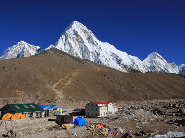 istock Lodges in Gorakshep, last lodges before the EVerest Base Camp, Nepal. 2137977005