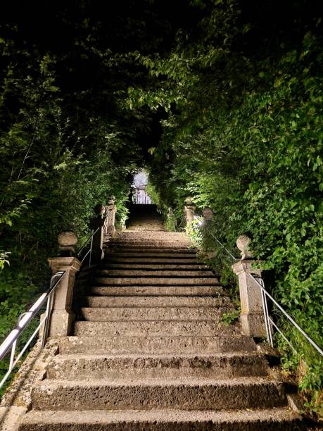 istock stairs in the night 2138009278