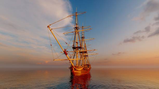 istock Vintage sailboat 2138031540