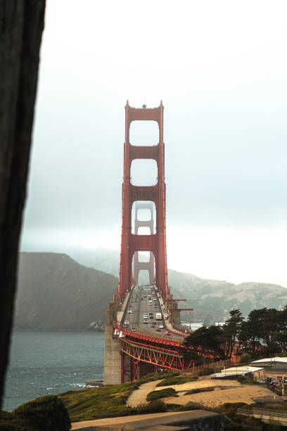 istock Golden Gate Overlook San Francisco in cloudy weather 2138037565