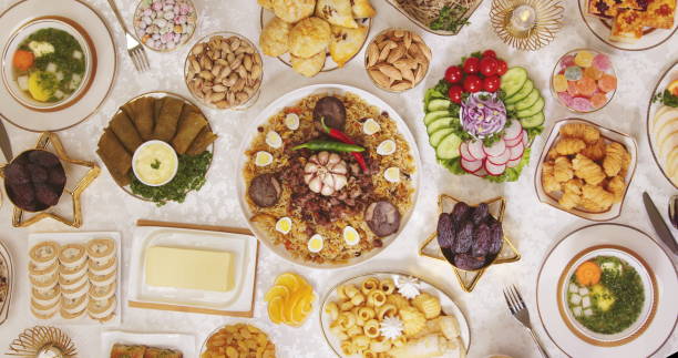 istock The great month of Ramadan. The table is set for Iftar 2138038690