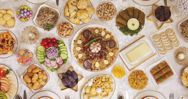 istock The great month of Ramadan. The table is set for Iftar 2138038743