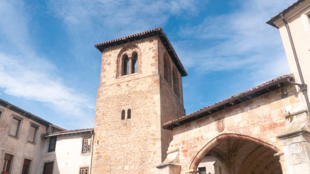 istock Square bell tower in medieval church 2138071319