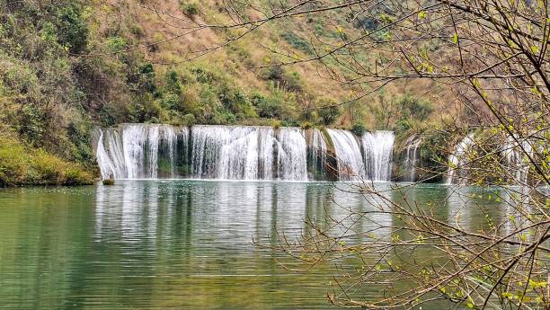istock Admiring Jiulong Waterfalls in China 2138082359